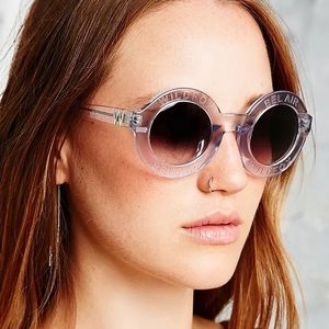 Wildfox Bel Air Clear Round Sunglasses